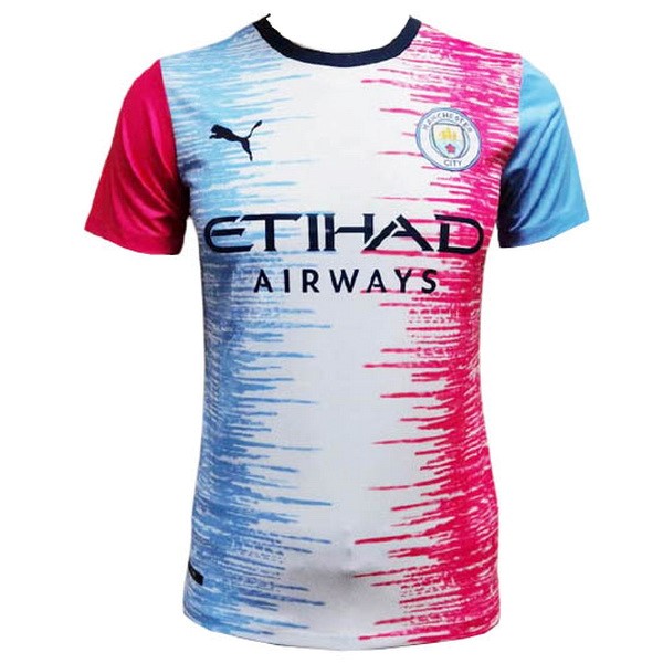 Tailandia Camiseta Manchester City Especial 2021/22 Azul Blanco